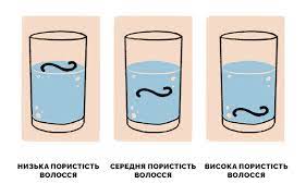 Типи пористості волосся