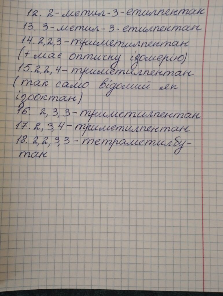 Ізомери октану