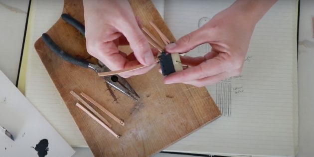 Сережки з солоного тіста