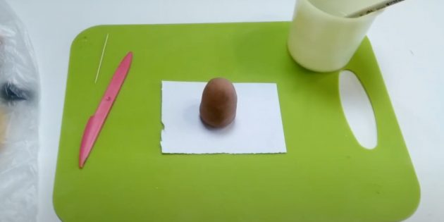 Ведмедик із солоного тіста